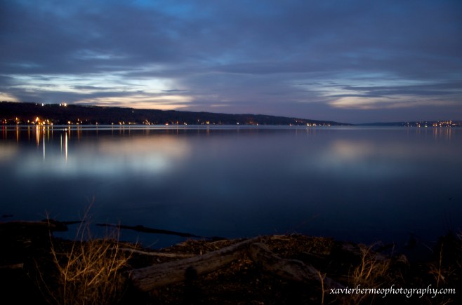 Cayuga Lake at Night